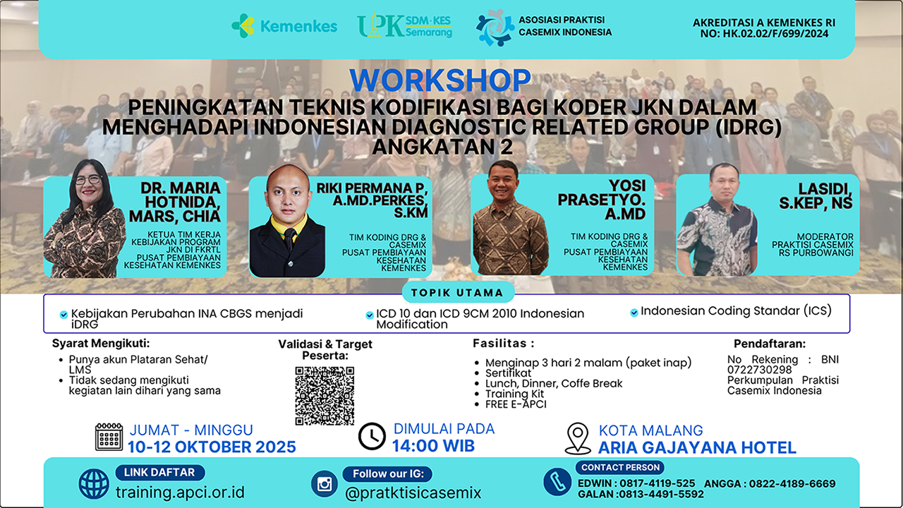 Peningkatan Kodifikasi iDRG